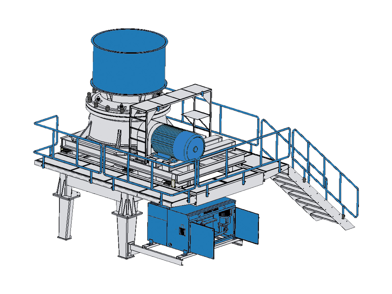 CH440 (45 بوصة) الكسارة المخروطية الهيدروليكية
