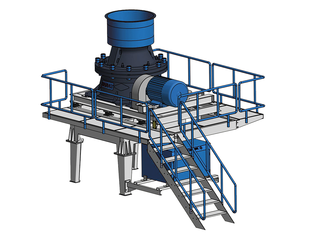 الكسارة المخروطية الهيدروليكية (36 بوصة)